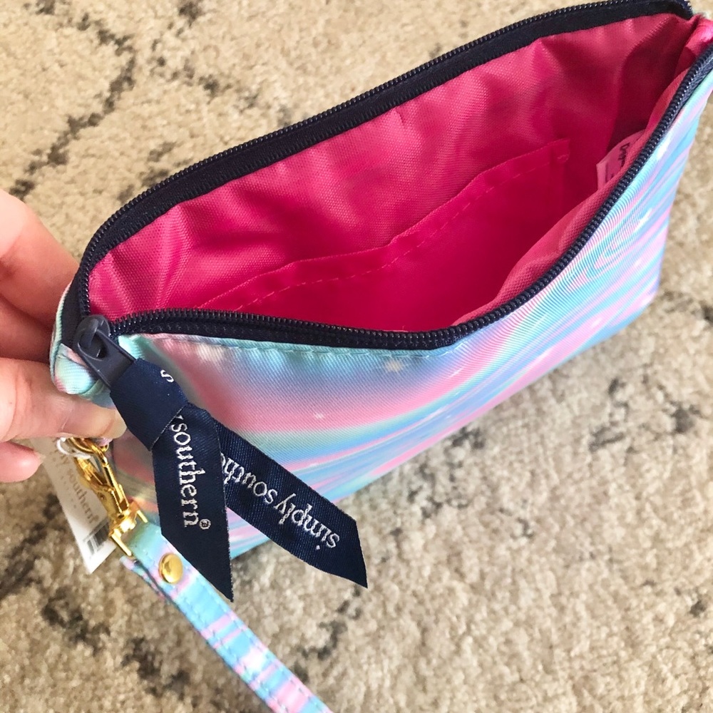 2/$10 Unicorn Cat Socks & Phone Wallet, Rainbow New - Picture 4 of 4